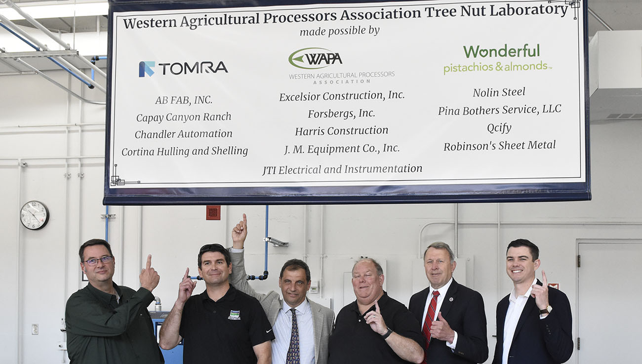 Nut Processing Lab industry supporters and donation sponsors
