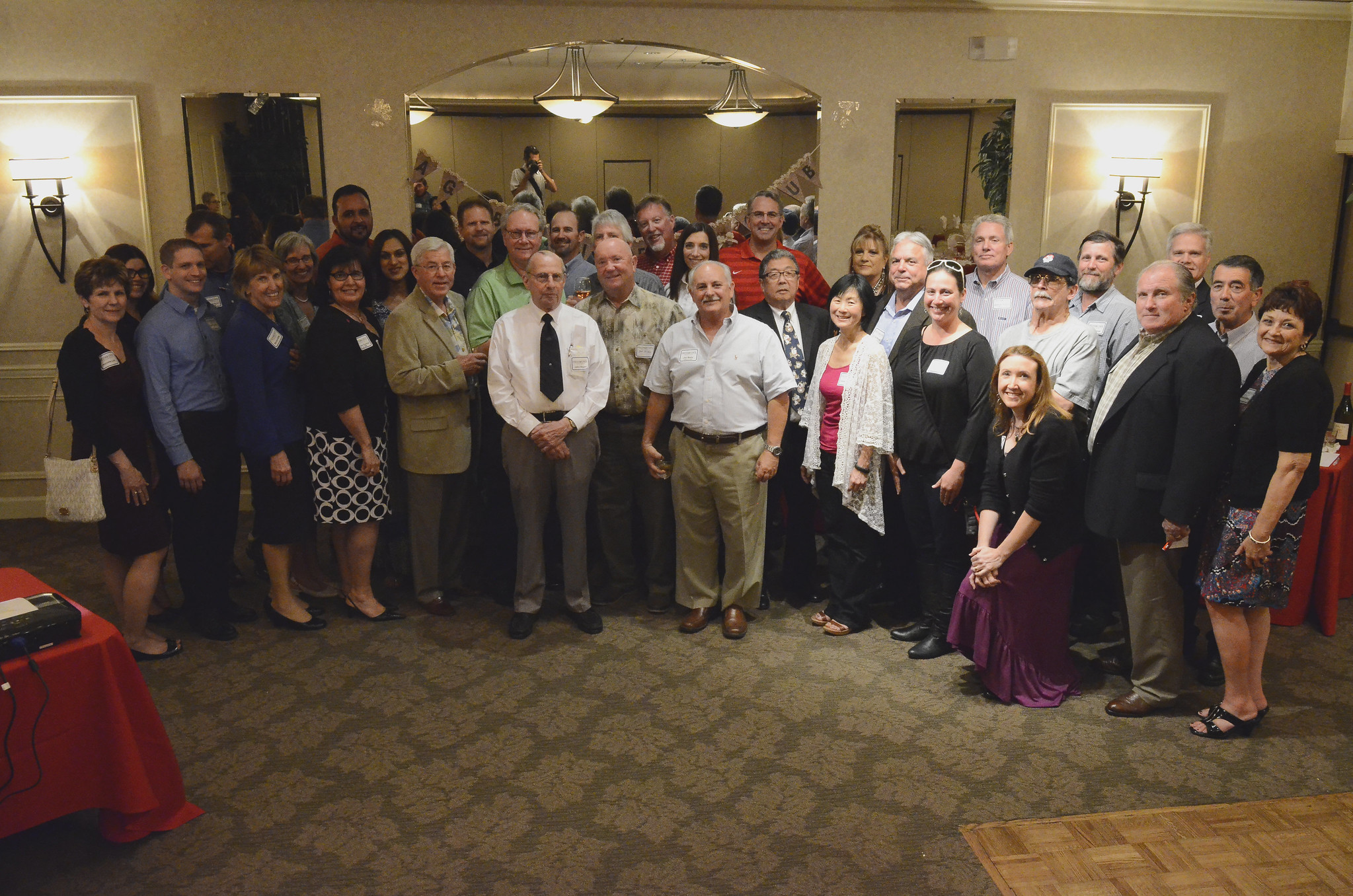 Dr. John Hagen at 2015 ag business banquet department recipient