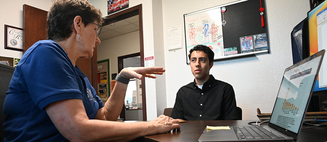 Dr. Annette Levi and Miguel Perez
