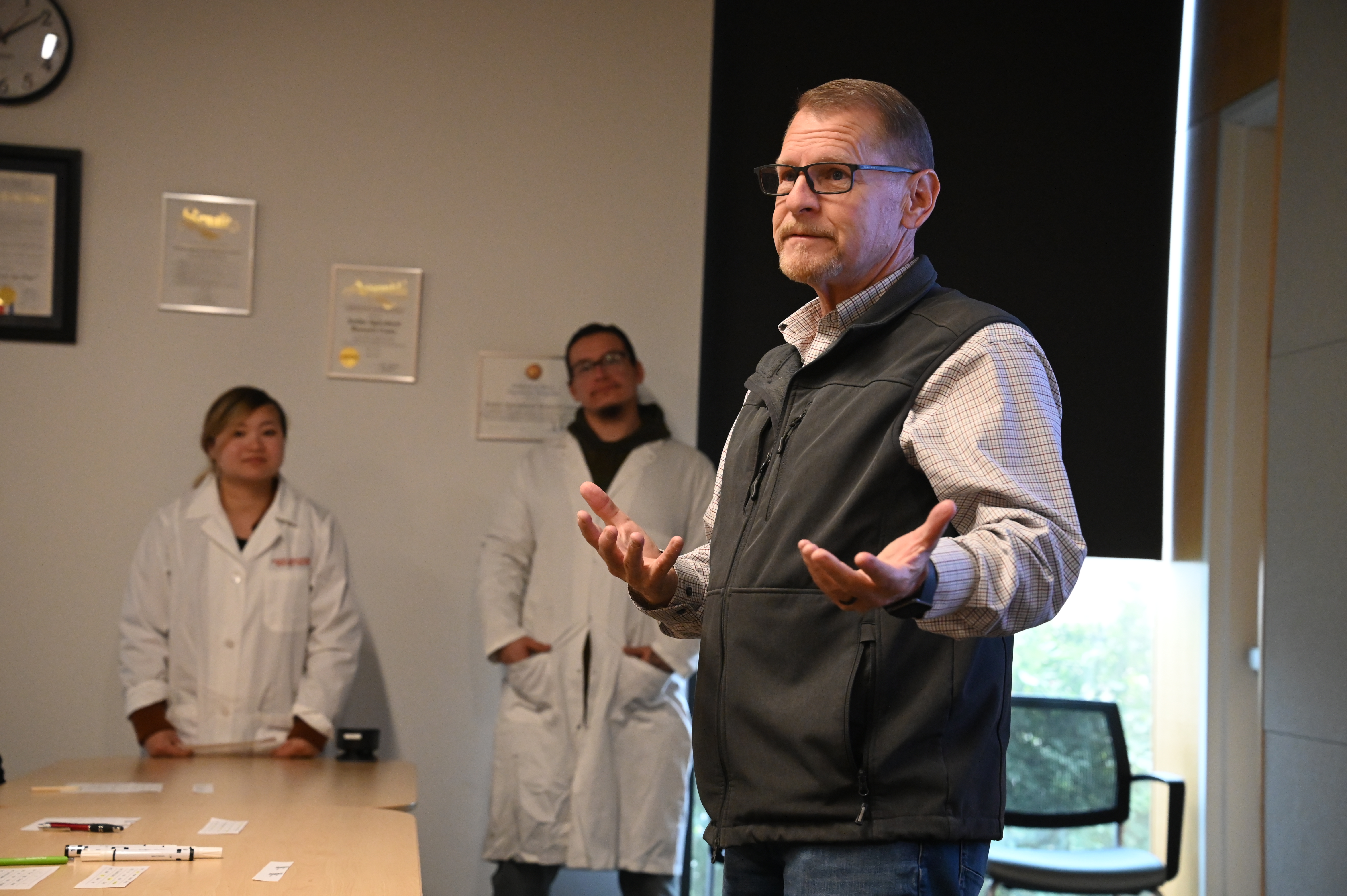 Vincent Roos, University Agricultural Laboratory Manager