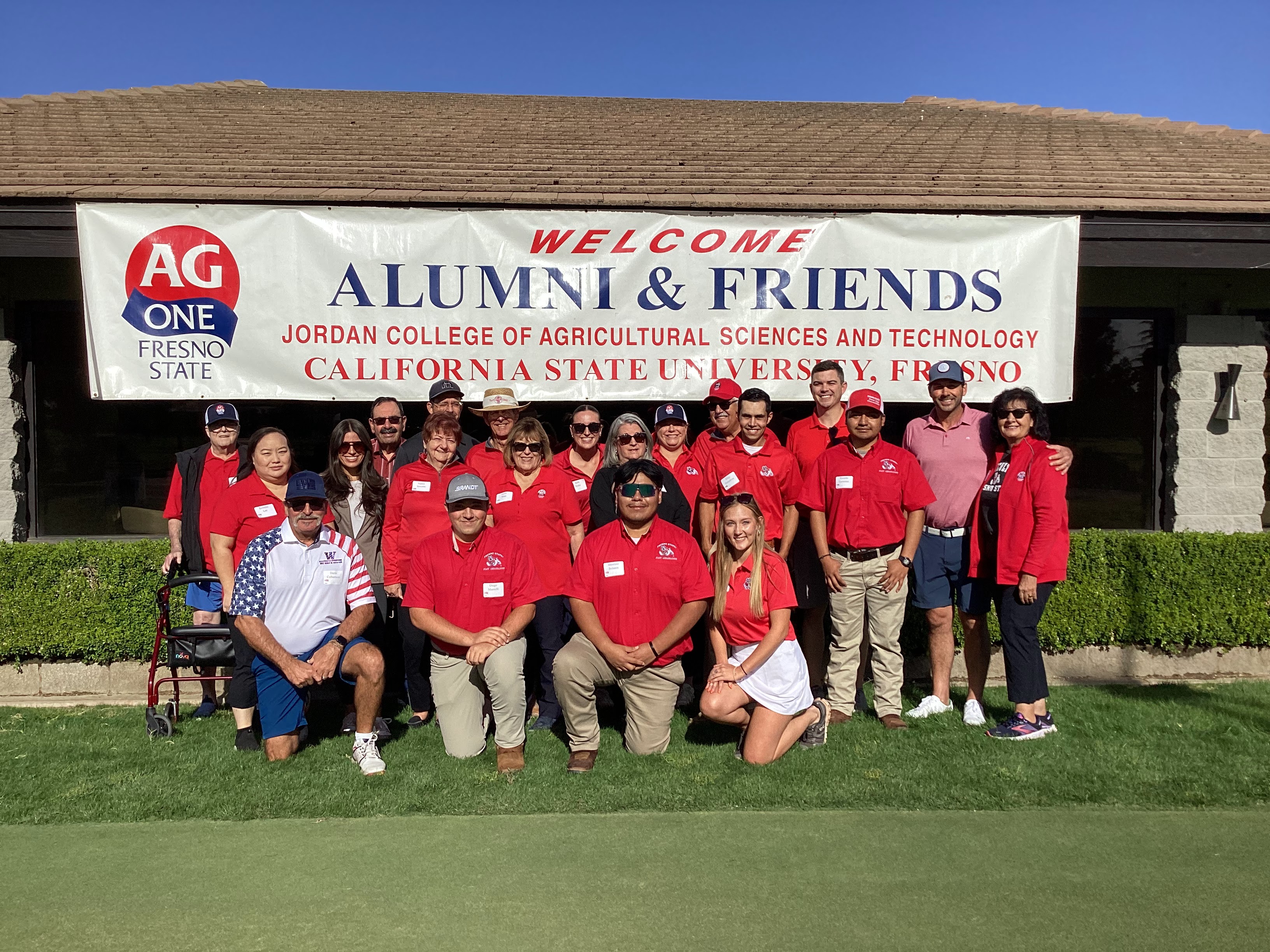 Alumni and friends enjoying the 2024 Turf Day Golf Classic 