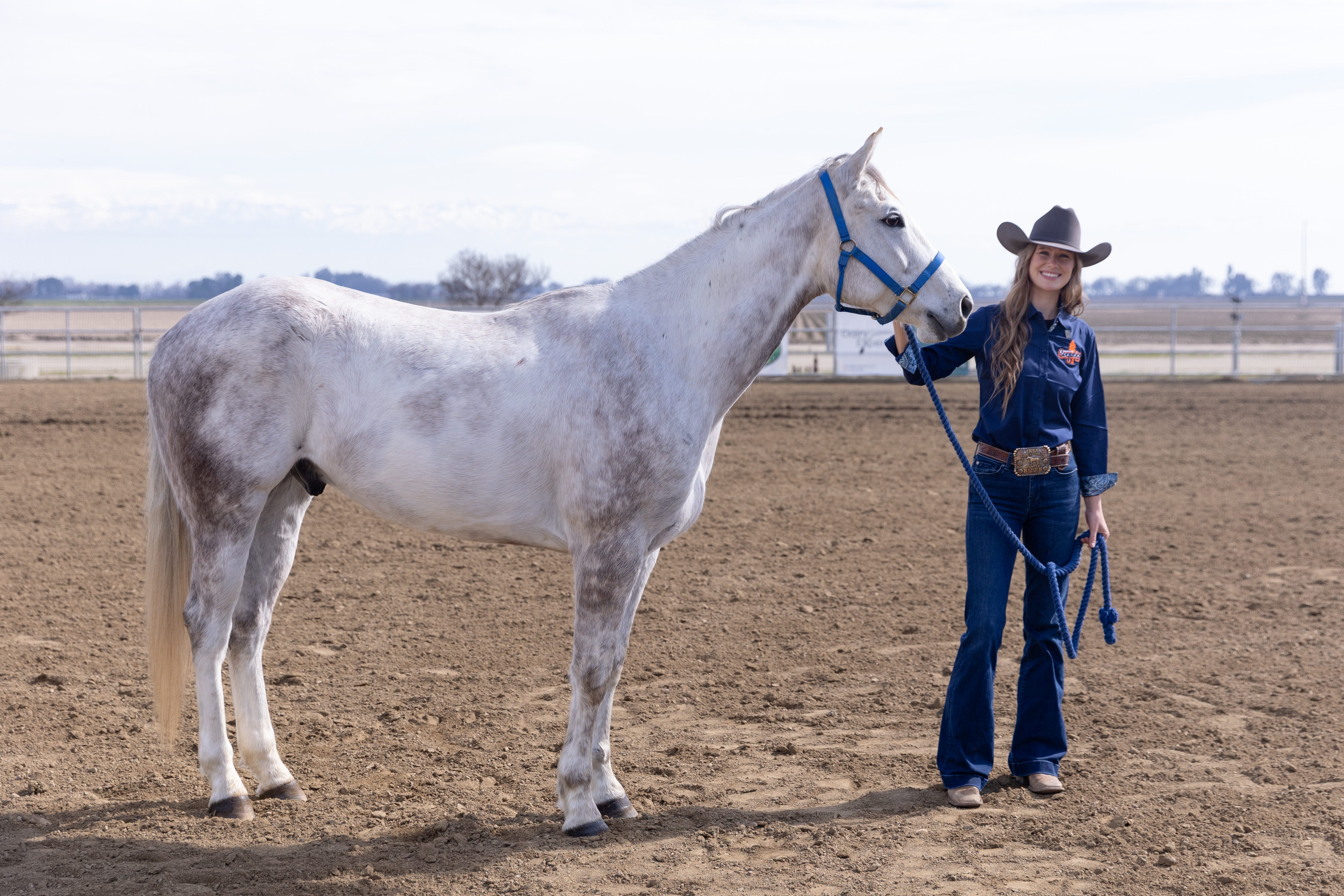 COS horse Goose posing for photo