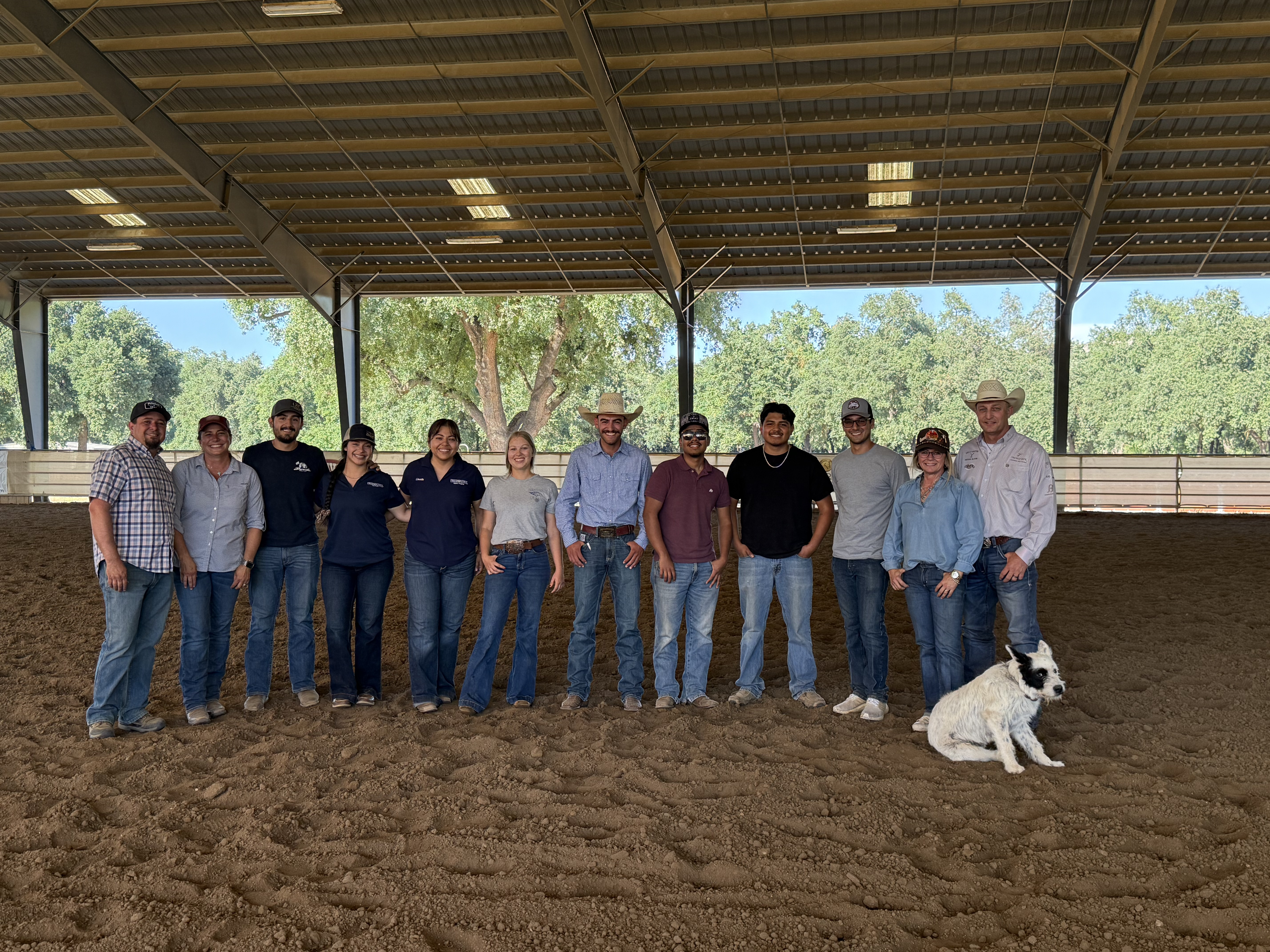 FS Students attending/ volunteering at Gilson CowHorse Clinic