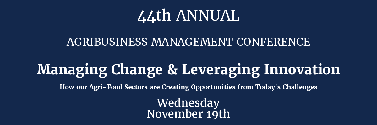 AG Business Management Conference banner