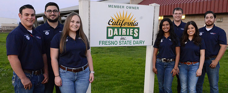 Fresno State Dairy Club Officers 2016-17