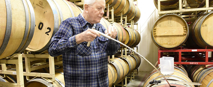 Fresno State viticulture and enology student tom Shudic