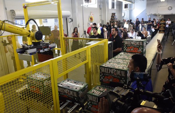 Robotic Arm Unveiling - Bee Sweet Citrus Processing Line 
