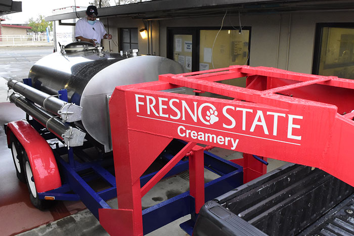 Daniel Avila, new creamery trailer