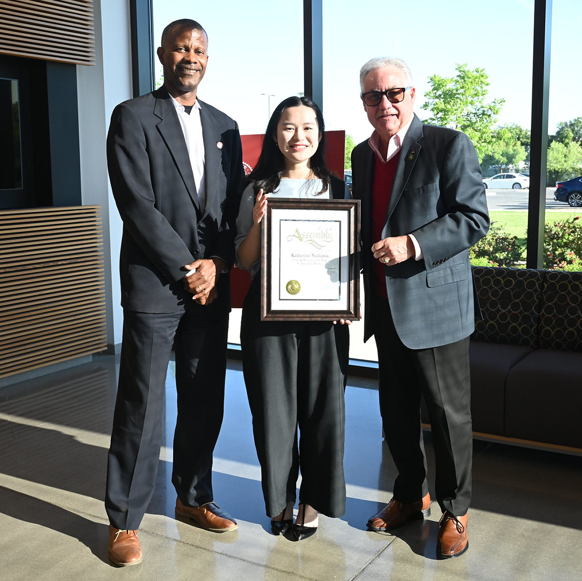 /images/2023-24/ag-scholar-awards-2024b.jpg Jim Patterson and student Katherine Nathania and Dean Rolston St. Hilaire at Ag Scholar Awards