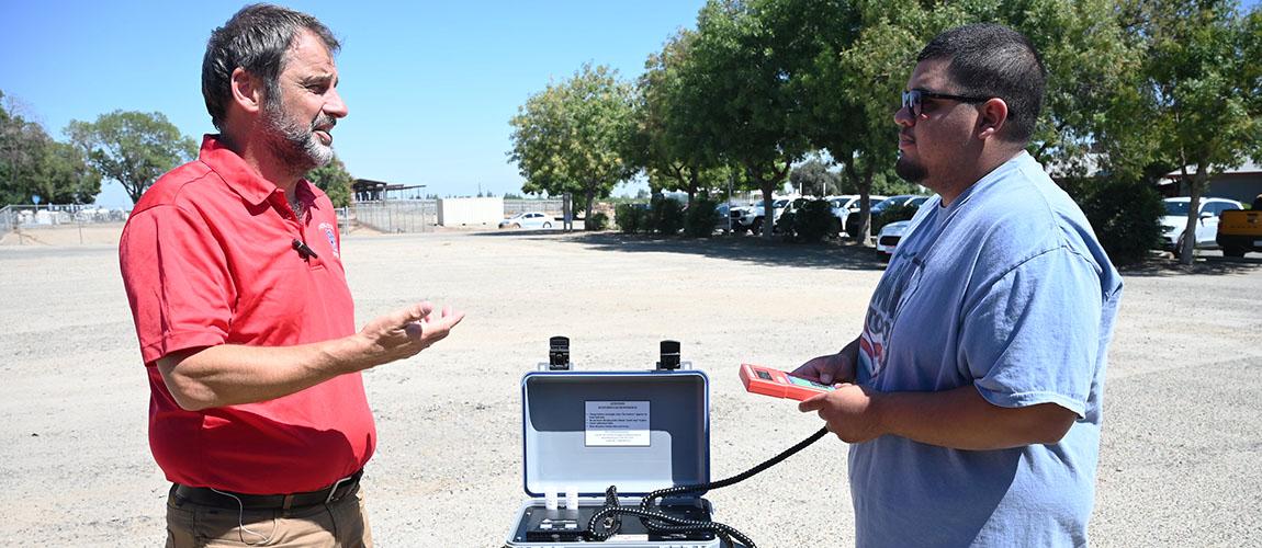 Chris Fuentes and Dr. Athanasios Alexandrou