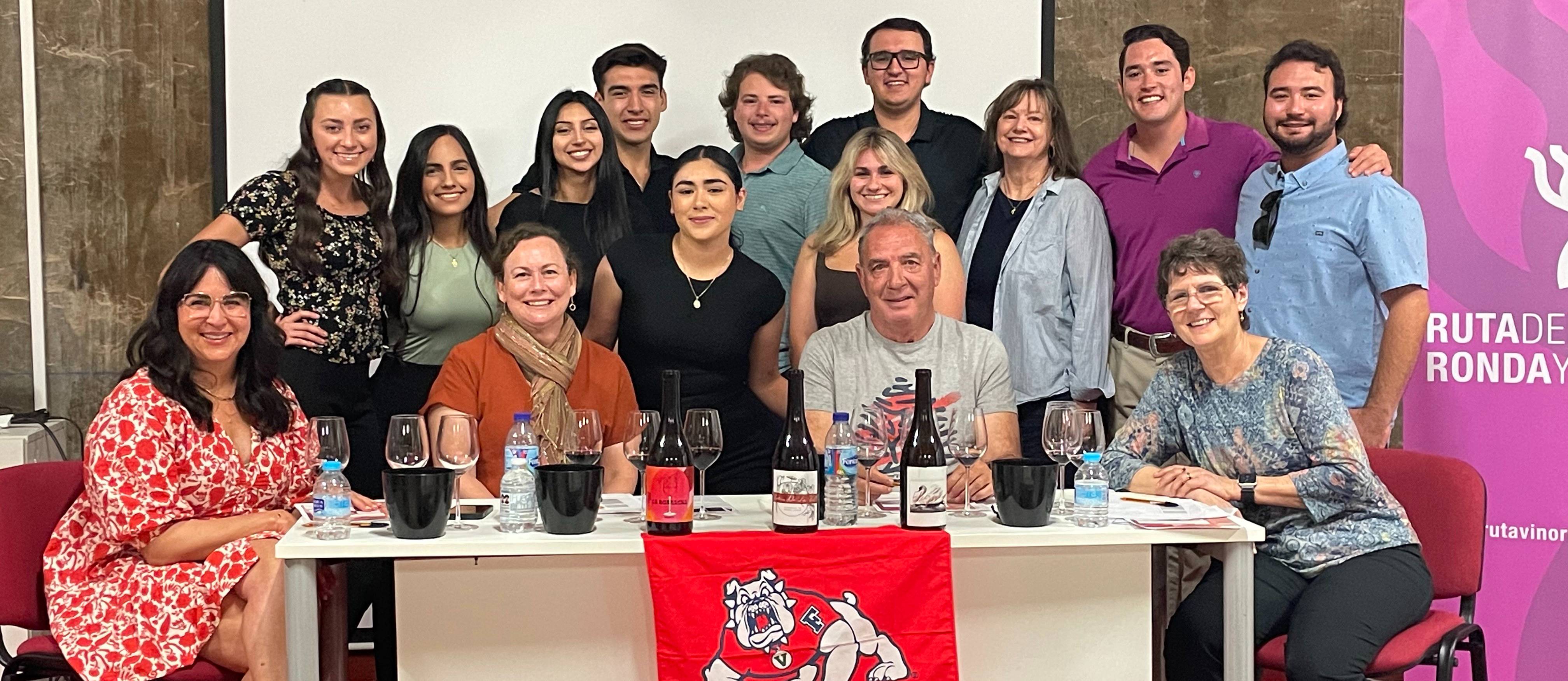 Tatyn Silva on study aborad trip in Spain