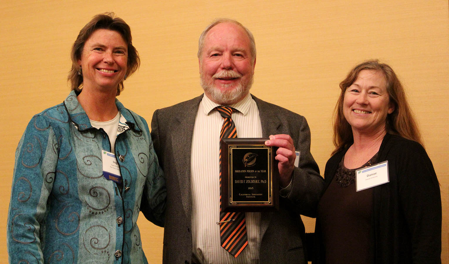 Dr. David Zoldoske - 2014 California Irrigation Institute Person of the Year