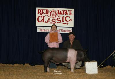 Reserve Grand Champion Hog 2007