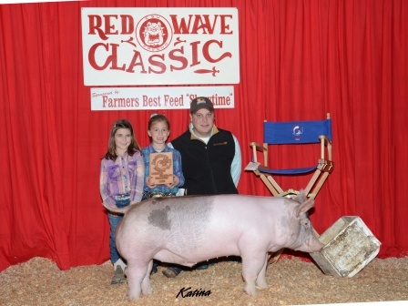 Reserve Grand Champion Hog 2013